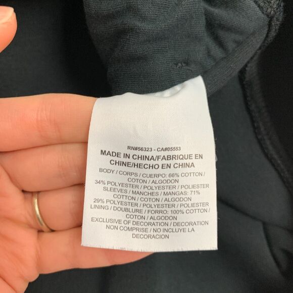 Nike Tech Fleece Destroyer Jacket Womens M Medium Black Snap Button Zip Up - Picture 12 of 15